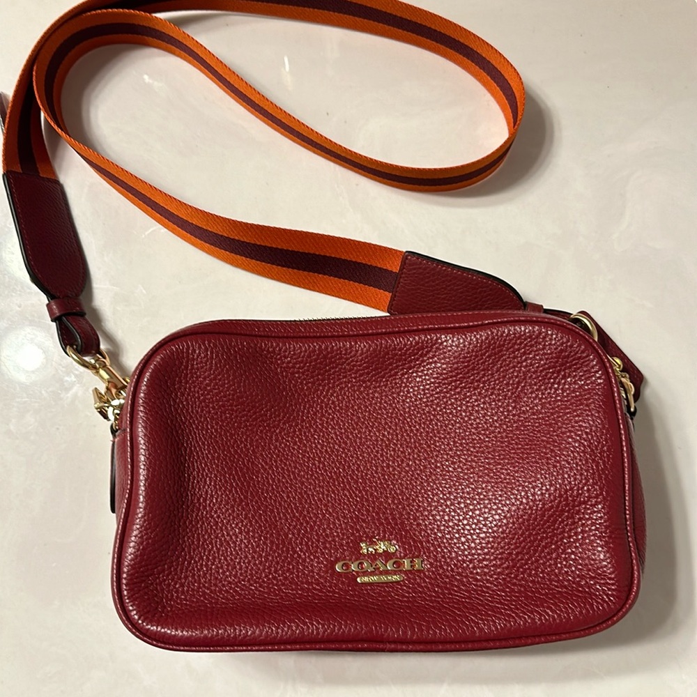 NWOT Coach Jes Crossbody in Red Leather